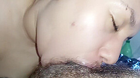 Delicious Big Mouth Rolling Her Throat Deep On The Hard Cock,swallowing And Masturbating Very Horny