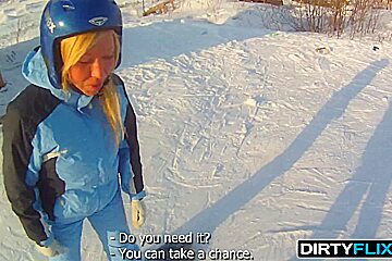 Dirty Flix - Jessy Brown - Snowboarder chick loves cock