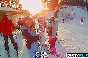 Dirty Flix - Jessy Brown - Snowboarder chick loves cock