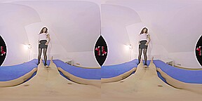 Dirty stockings lapdance starring Paula Shy