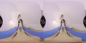 Dirty stockings lapdance starring Paula Shy