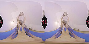 Dirty stockings lapdance starring Paula Shy