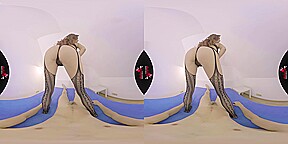 Dirty stockings lapdance starring Paula Shy