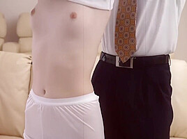 Dolly Leigh - Disrespecitful Babe Submits Her Body To Two Mormon Girls To Dominate