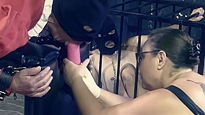 Dominatrix Part 2 - Three Slaves With One Whip In Prison - Mistress April