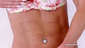 Dyana is a smashing blonde fuck doll with firm tits and a pierced nipple, who likes cocks