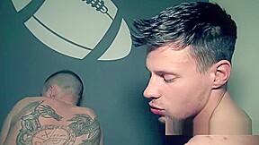 EV Stud walks in on slut getting plugged