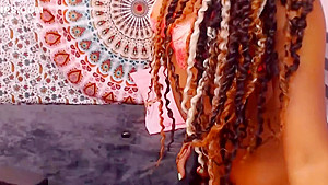 Ebony Step daddies angel with curly hair and fuckable face