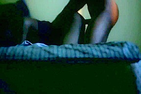 Ebony teen 18+ fucks her step