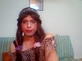 Elle Summers Trans Sissy getting wild-solo