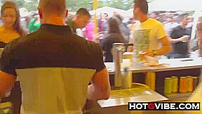 Emilios Big Cock Fucks Amirah In Public