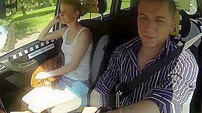 Enticing busty teenage whore