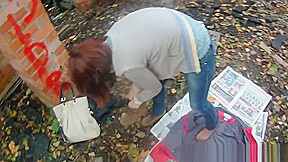 Euro Redhead Pickedup And Banged On