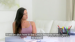 European lesbians strap on dildo casting