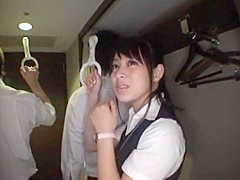 Exotic Japanese chick Yuika Seto in Crazy Secretary, Close-up JAV scene