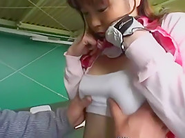 Exotic Japanese chick in Amazing Outdoor JAV clip