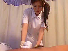 Exotic Japanese girl Megumi Shino, Rui Natsukawa, Tsukasa Minami in Horny Medical, Cunnilingus JAV clip