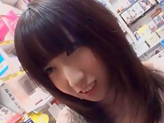 Exotic Japanese model in Fabulous Fingering, Outdoor JAV scene