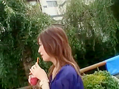 Exotic Japanese whore Aki Yoshinaga in Amazing Outdoor JAV movie