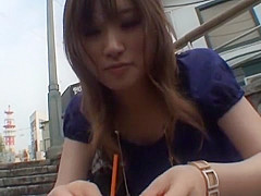 Exotic Japanese whore Aki Yoshinaga in Amazing Outdoor JAV movie