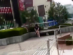 Exotic Japanese whore Aki Yoshinaga in Amazing Outdoor JAV movie