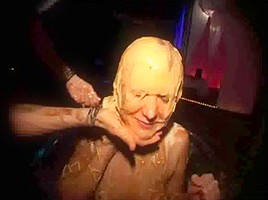 Extreme gangbang for a young slut