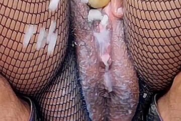 Extremely Cum Leakage On The Farm Because Of Multiple Creampied