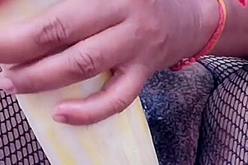 Extremely Cum Leakage On The Farm Because Of Multiple Creampied