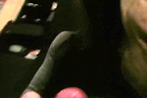 FIT TRANS GIRL PLAYS WITH BULGE AND THEN WANKS
