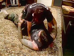 FTM tattooed Viktor Belmont wrestle and fucks queer punk boy