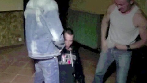 Fabien fucked outdoor at night by 2 bads boys - CrunchBoy
