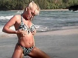 Fabulous pornstar in exotic blonde, outdoor xxx movie