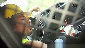 Facialized teen 18+ roughfucked in strangers van