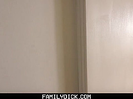 FamilyDick - Horny Boy Gets Fucked By StepDad After Caught Jerking Off