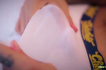 Fans Exclusive Big Cock Latino Jerks And Cums Through His White Boxers With Camilo Brown
