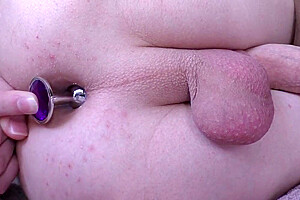 Femboy Fucks Her Ass And Cums In Front Of The Mirror