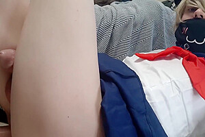 Femboy Fucks His Pussy With A Fuckmachine