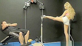 Femdom Gym slavery