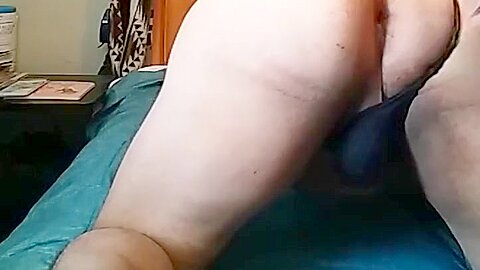 Fingering my fat Latino ass Close to fisting my own bubble butt ass