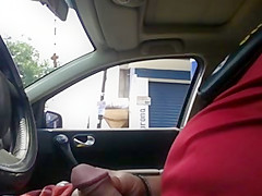 Flashing in the car 20