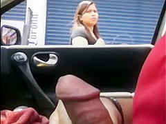 Flashing in the car 20