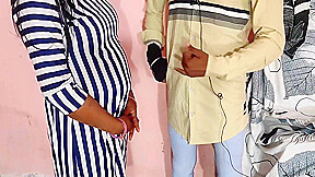 Flat Dekhne Gyi Bhabhi Ko Builder N Jamkar Chuda, Desi Rustic Hindi Voice