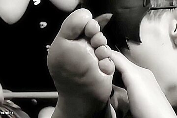 Foot Fetish Home Video  2 Guys Are Happy To Do All For Dominatrix