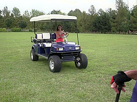 Footjob Sex On Golf Court