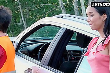 Francys Belle In Is Down For Some Hard Fuck With Big Dick Mechanic