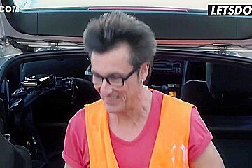 Francys Belle In Is Down For Some Hard Fuck With Big Dick Mechanic