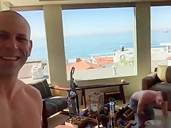 Frat boy hunk gets fucked anally and cummed on