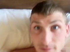 Frat boy hunk gets fucked anally and cummed on