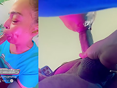 Freak Mob And Bbw Latina In Latina Bbw Sucks The Sole From Black Cock