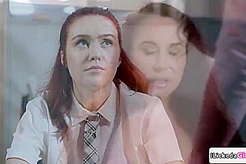Freya Parker - Stepmom Stripping Stepdaughter In School